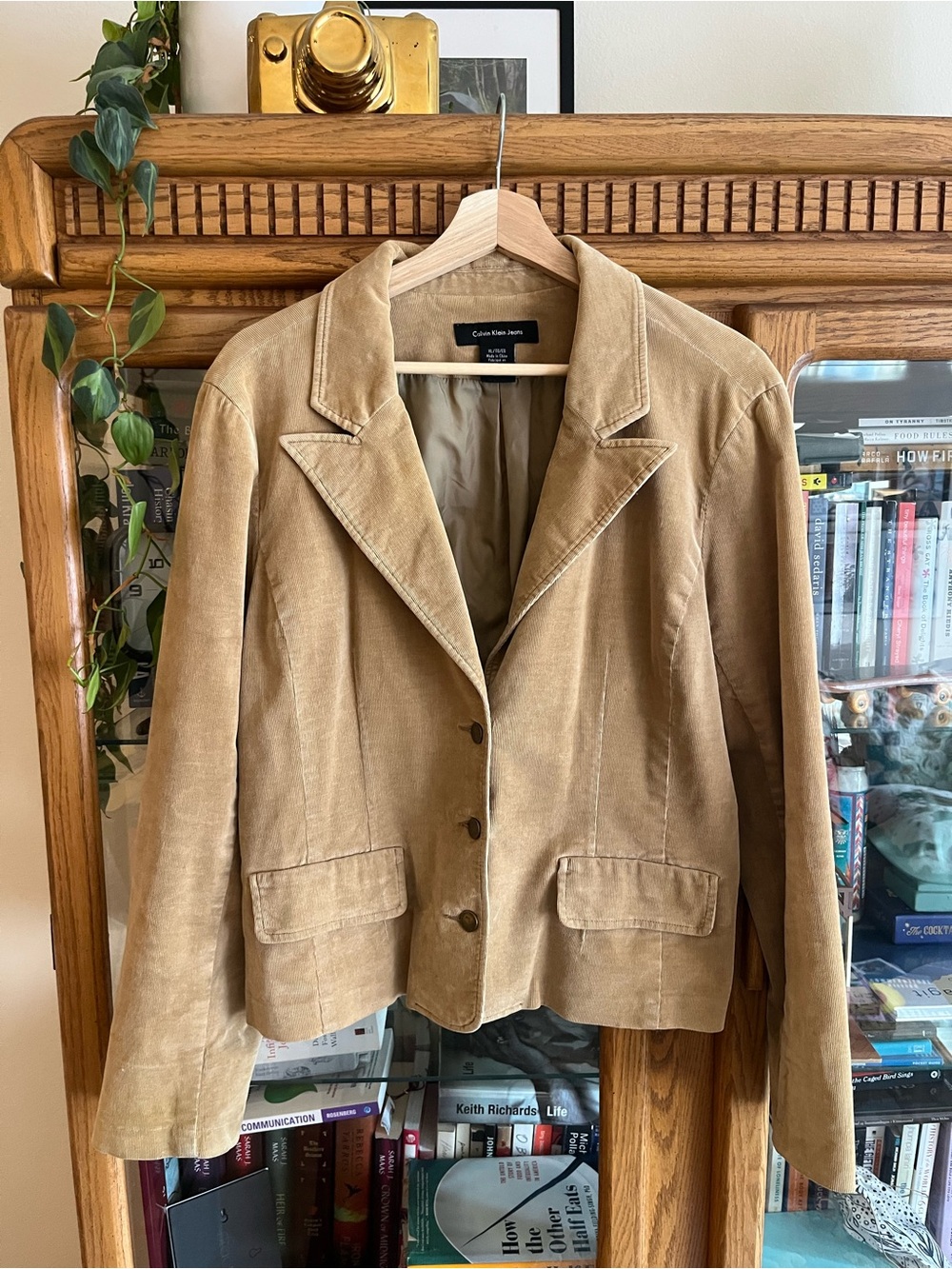 Calvin Klein Jeans Tan Corduroy Jacket